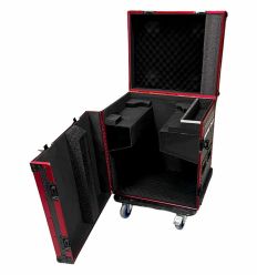 Flight case ouvert