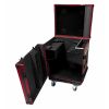 Flight case ouvert