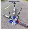 Mise en situation support trottinette modulable en rond