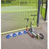 Mise en situation du support trottinette modulable décalé