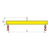 Dimensions palonnier de levage monopoutre fixe