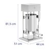 Dimensions poussoir à saucisse 20 L avec moteur