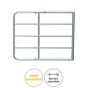 Barrière d herbage extensible de 5 à 6 m, fabriquée en acier galvanisé à chaud