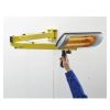 Bras articulé pliable pour chauffage radian