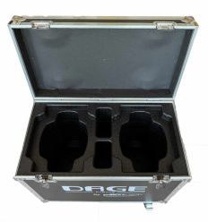 Flight case ouvert