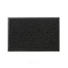 Tapis d'entrée professionnel avec bordure PVC fréquentation faible gris