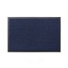Tapis d'entrée professionnel avec bordure PVC fréquentation moyenne bleu