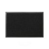 Tapis d'entrée professionnel avec bordure PVC fréquentation moyenne noir