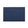 Tapis d'entrée professionnel avec bordure PVC fréquentation intense bleu