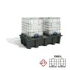 Bac de rétention IBC emboitable - Caillebotis acier galva