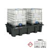 Bac de rétention IBC emboitable - Caillebotis plastique