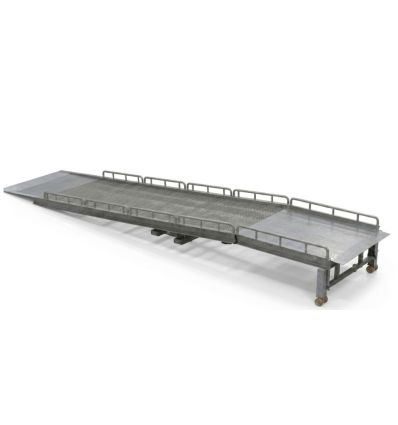Pente de la rampe de chargement mobile 6 T, sans rambardes