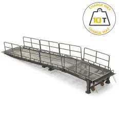 Rampe pour quai de chargement fixe et mobile