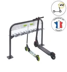 Range trottinette 12 places sur pied
