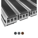 Photo : Tapis PMR extérieur en caoutchouc 12 mm - Gris anthracite