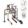 Range vélo et trottinette sur pied