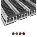 Photo : Tapis à brosse PMR sur mesure encastrable Gris anthracite - 12 mm