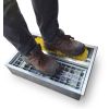 Deuxième étape de désinfection avec notre lave botte professionnel
