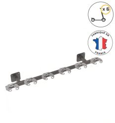 Range trottinettes 6 places mural en acier