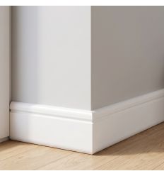 plinthe blanche 4 cm pour chambre