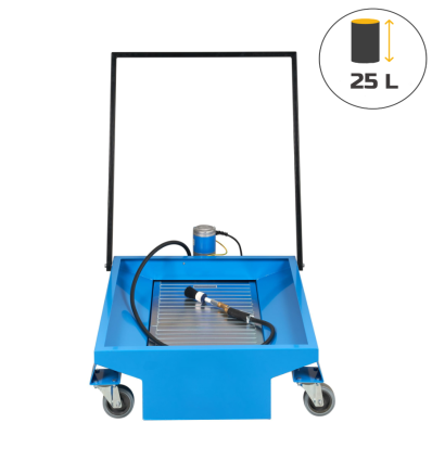 fontaine de nettoyage mobile à solvant pour essieu et garage
