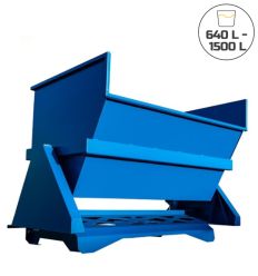 Benne basculante sur pivot central 650-1500L