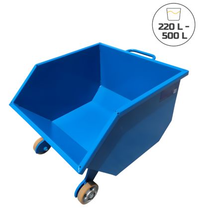 Mini benne basculante 220 - 500 L