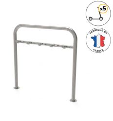 Range trottinettes renforcé 5 places en inox