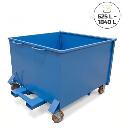 Benne basculante porte frontale 625-1840L