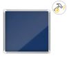 Vitrine d'affichage intérieur bleu feutre A6