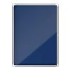 Vitrine d'affichage intérieur bleu feutre 9 A4