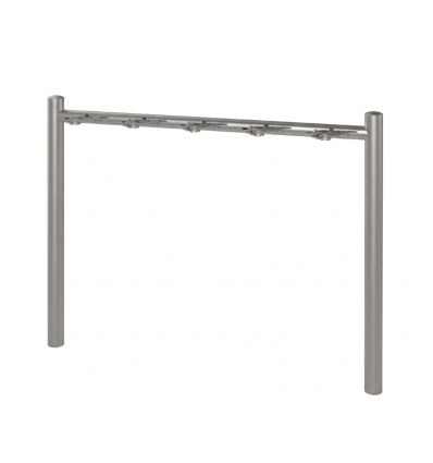 Support trottinette sur pied 5 places en inox