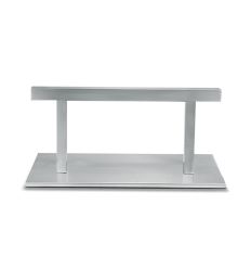 Repose pied professionnelle chrome angle carré