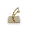 Repose pied coiffeur couleur or