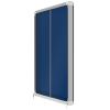 Vitrine d'affichage intérieur feutre bleu coulissante A4 x 12 côté 2