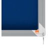 Vitrine d'affichage intérieur feutre bleu coulissante A4 x 18 clé