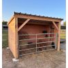 Abri en bois pour petits animaux : chèvre, mouton, poney