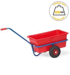 Char à bras à 2 roues 200 kg, cuvette 90 litres ou 200 litres
