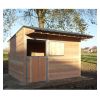 Box individuel pour cheval avec toit à double pente - disponible sur devis