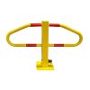 Arceau de parking rabattable avec pied central jaune