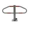 Arceau de parking rabattable avec pied central gris