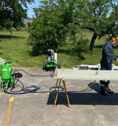 Kit aérogommage avec compresseur Topolino