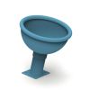 Tourniquet Jeux Soucoupe incliné Bleu