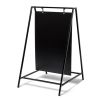 Chevalet double face suspendu ardoise noir