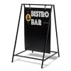 Chevalet double face ardoise suspendu impression bloc supérieur