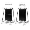 Chevalet double face ardoise suspendu avec impression