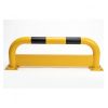 Arceau de sécurité jaune et noir avec plinthe de protection L. 1000 x l. 350 mm