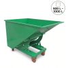 Benne auto basculante verte 500-1000L