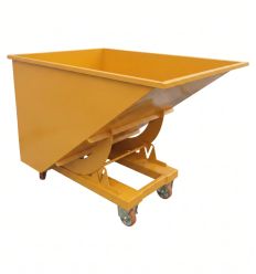 Benne basculement automatique jaune