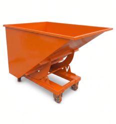 Benne basculement automatique orange